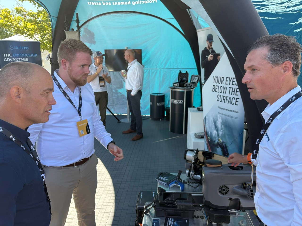 Blueye stod under samarbeidspartner NORAD Christian Gabrielsen CEO