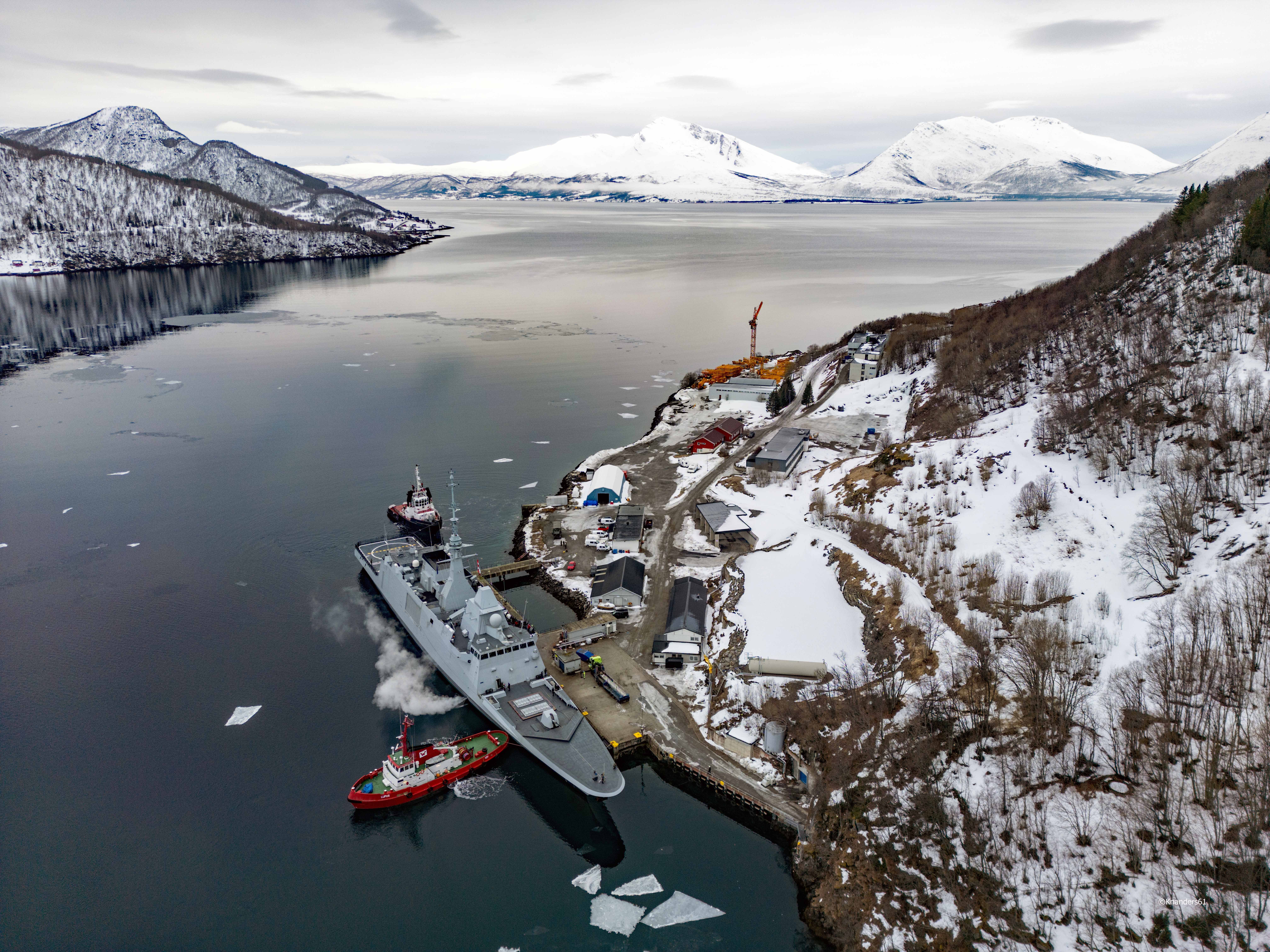 Fransk fregatt på Olavsvern 2024