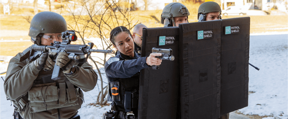 GC Patrol Shield First Rifle Shield to Pass Real-World ASTM Ballistic Shield Standard