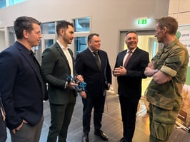 Vegard Forbord, Atilla Haugen, Gavrysh Oleksiy, Tore O. Sandvik og Eirik Kristoffersen. Foto: Ebbe Deraas