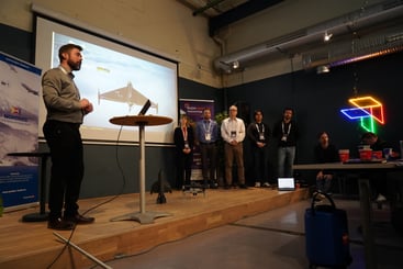Tiepoint donates hackathon prize to support Ukraine. Photo: Lars Bugge Aarset/Fremtidens Industri