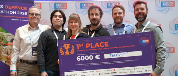 Tiepoint wins European defence hackathon with AI-powered drone interception. Photo: Lars Bugge Aarset/Fremtidens Industri