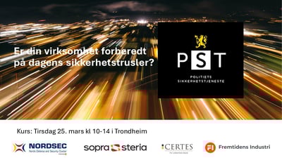 Kurs 25. mars: Er din virksomhet forberedt på dagens sikkerhetstrusler?