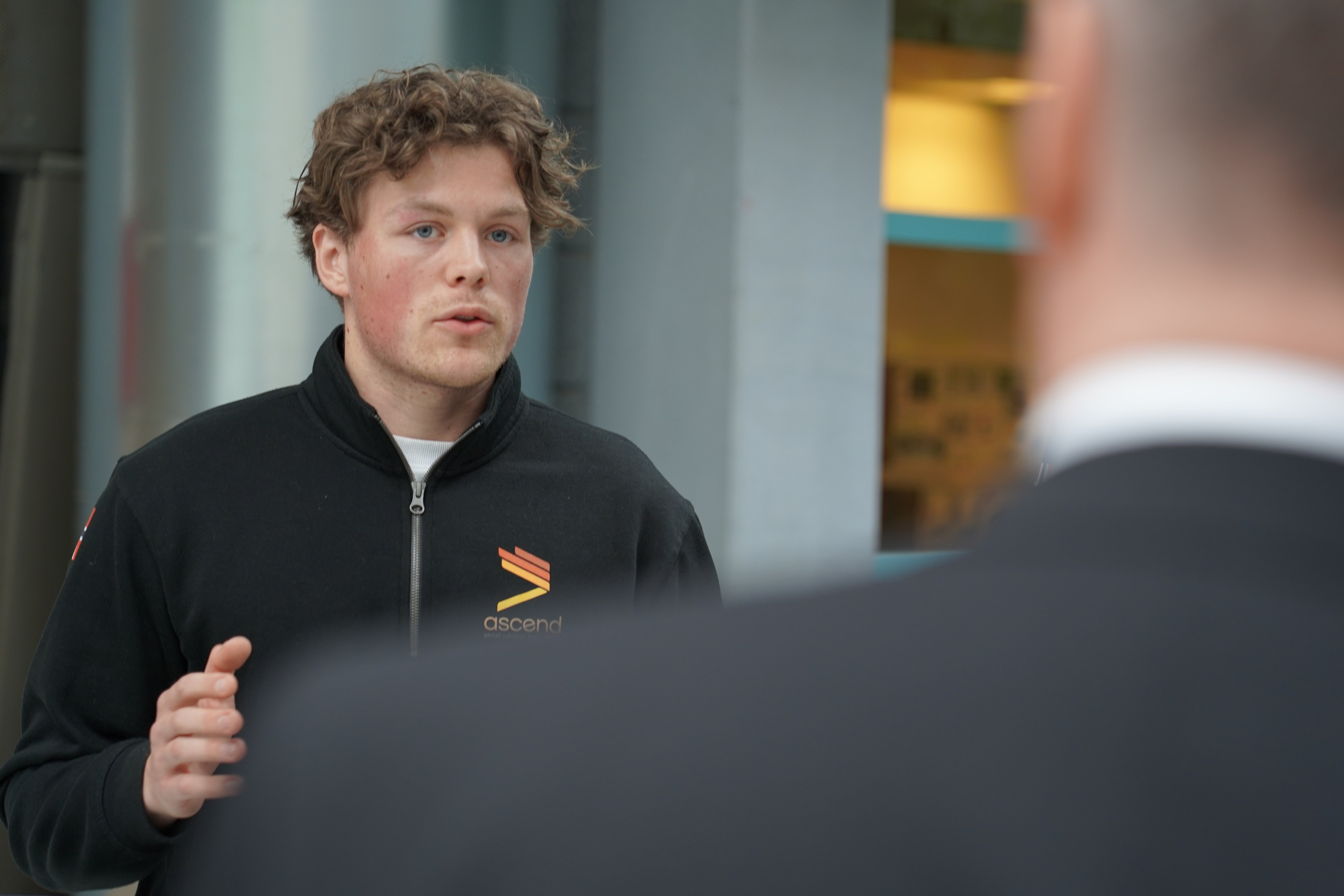 Tore O Sandvik besøker Ascend NTNU Foto Lars Bugge Aarset NORDSEC (12)
