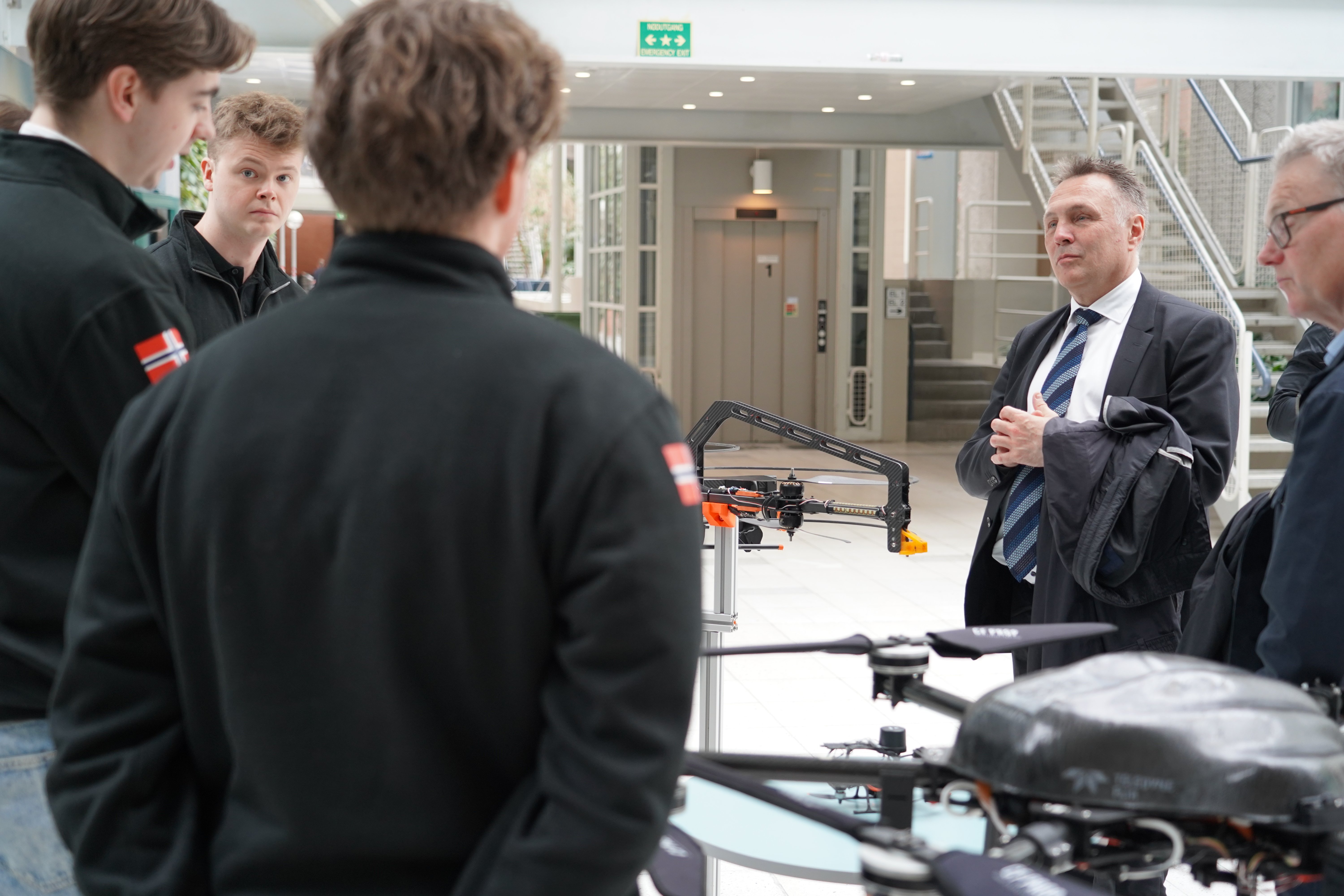 Tore O Sandvik besøker Ascend NTNU Foto Lars Bugge Aarset NORDSEC (16)