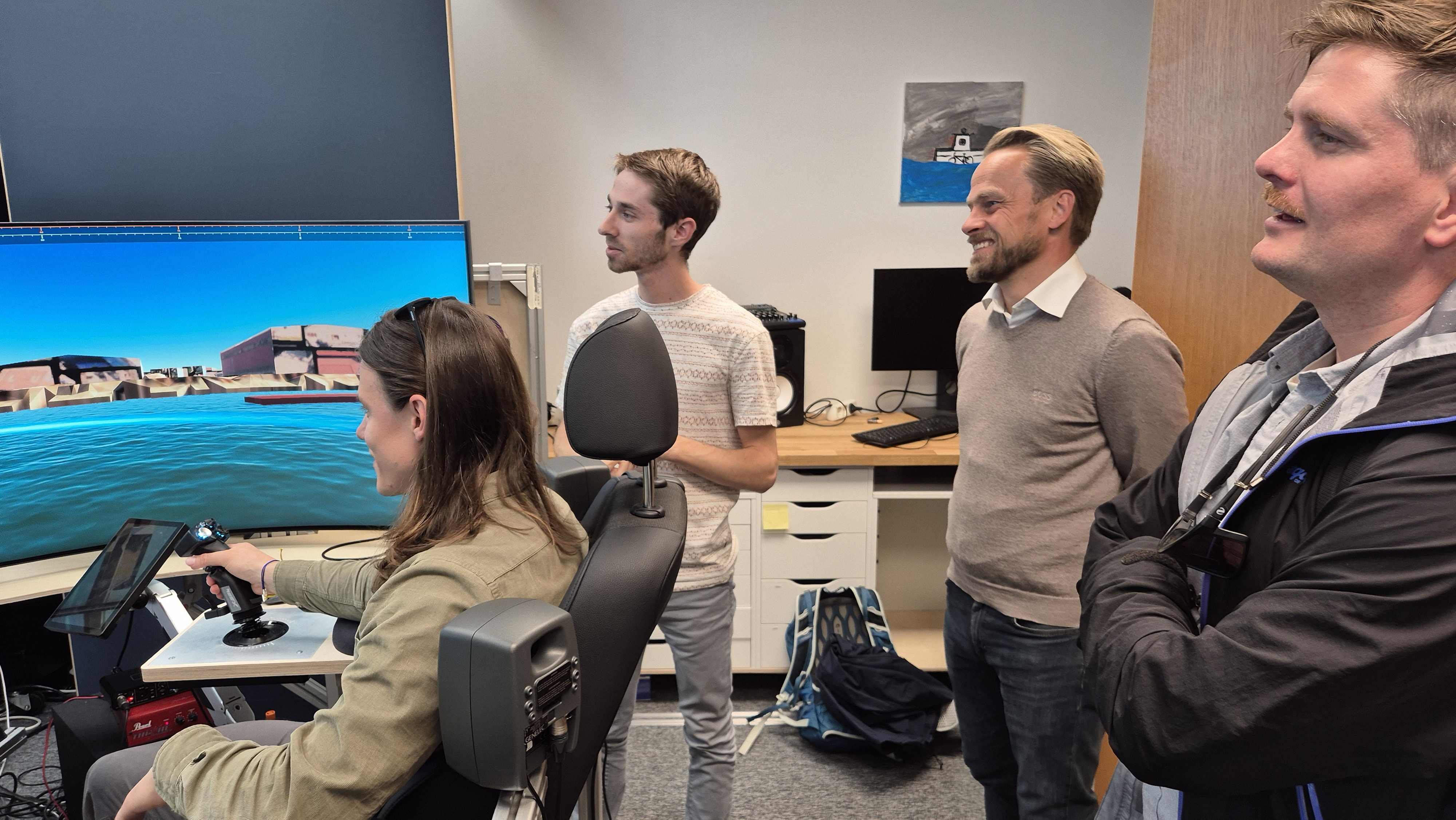 Besøk hos NTNU Shore Control Lab