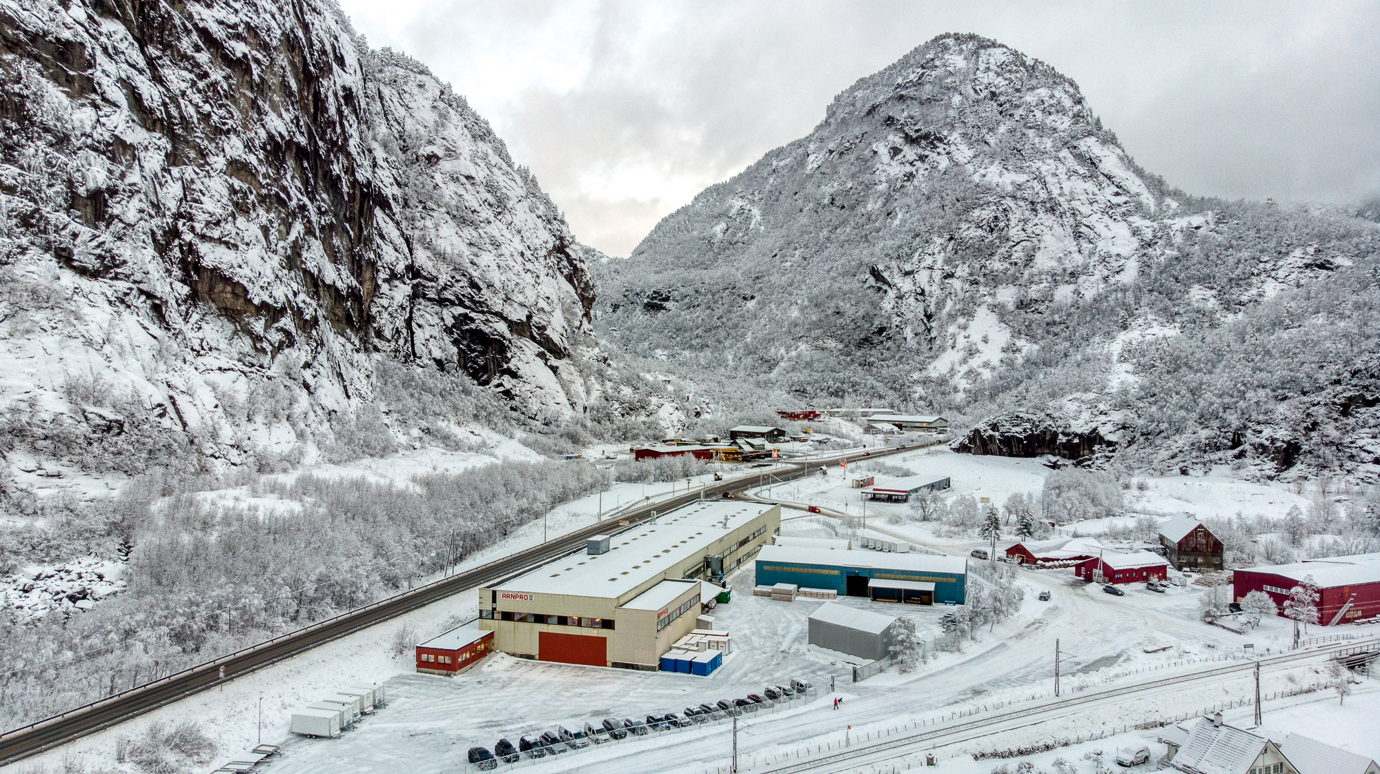 Arnpro blir med i NORDSEC. Bilde fra fabrikken på Dale