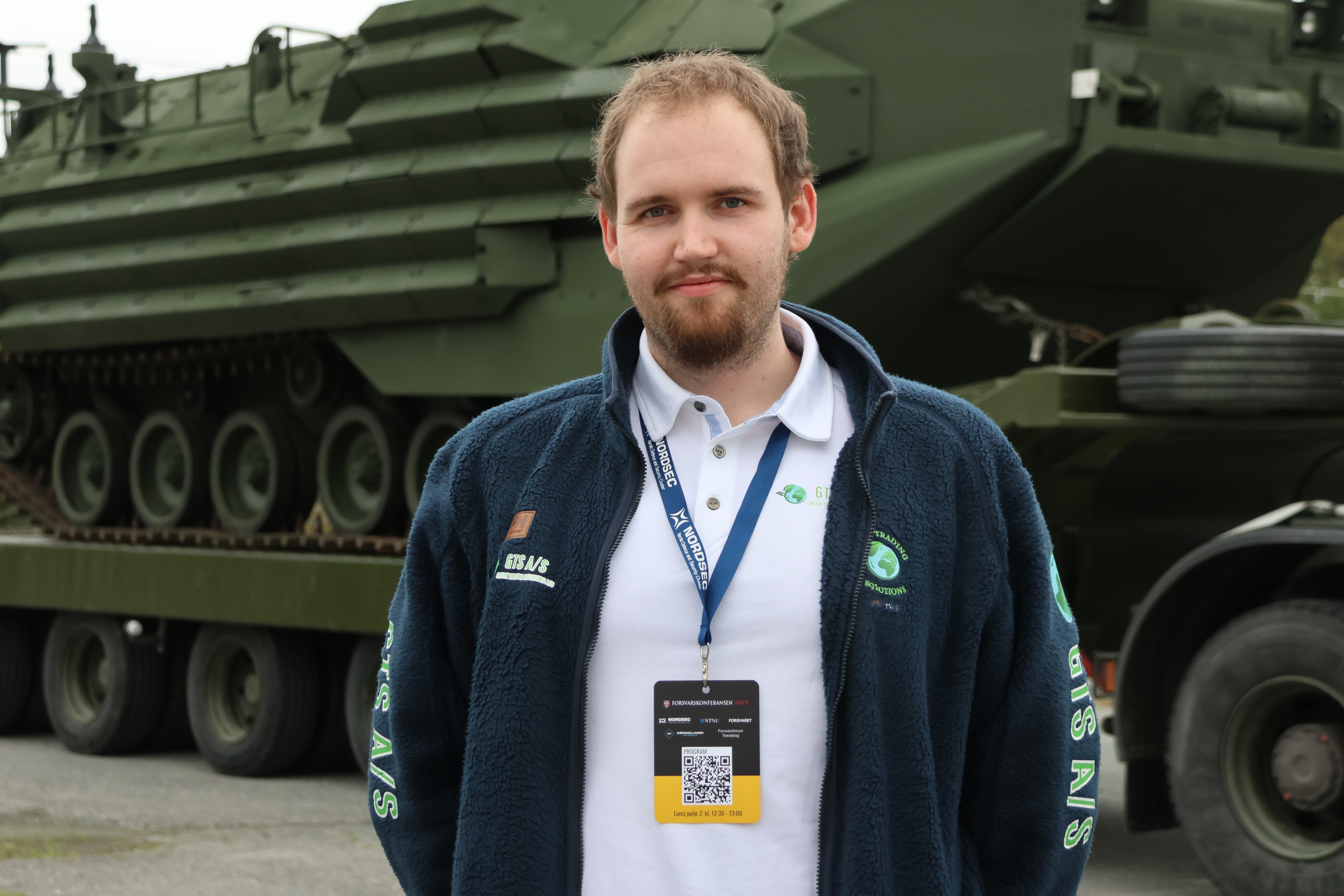 Isach Andre Wold og Green Trading Solutions leverer dronebeskyttelse til Ukraina. Foto: Lars Bugge Aarset/Fremtidens Industri